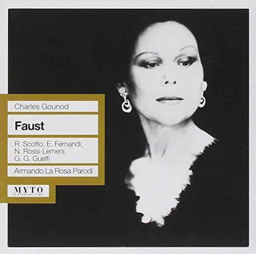 Black and white CD cover with a woman's portrait and gold text box.