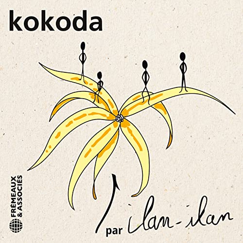 CD cover: stylized yellow plant with small stick figures.