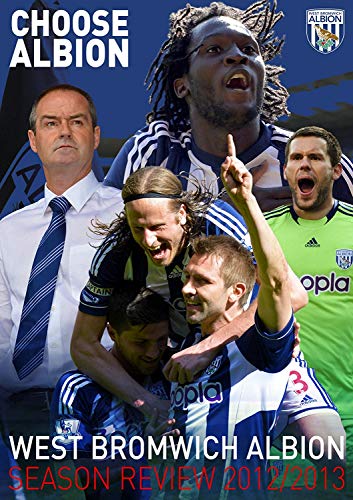 DVD cover for West Bromwich Albion 2012/2013 season review, featuring players.