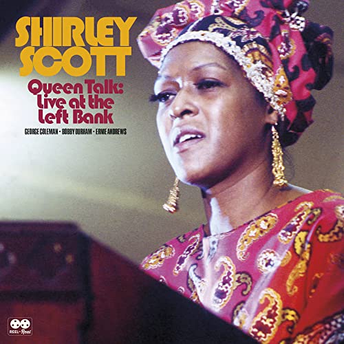 Shirley Scott album cover featuring a portrait of the musician in a headwrap.