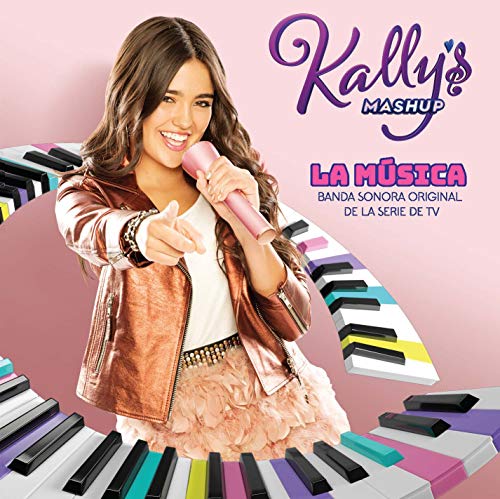 Album cover featuring a young woman singing into a pink microphone.