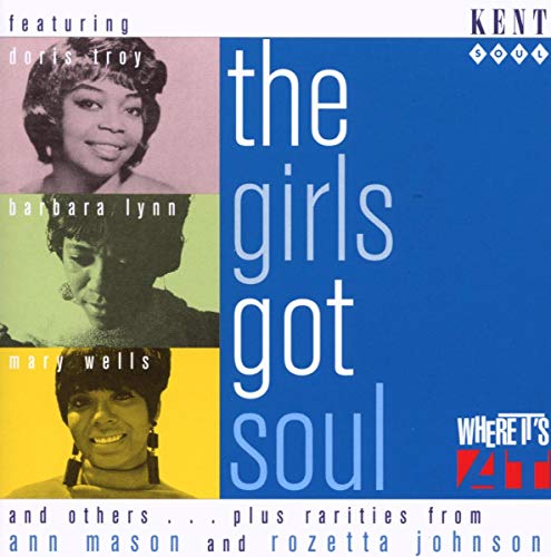 CD cover for “The Girls Got Soul” featuring portraits of singers.
