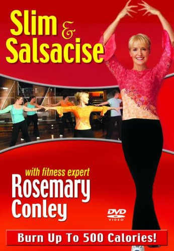 DVD cover featuring Rosemary Conley in a dance pose, with a red background.