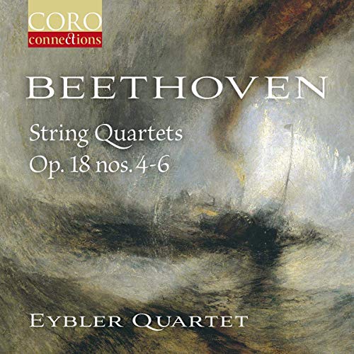 CD cover for Beethoven string quartets performed by Eybler Quartet.