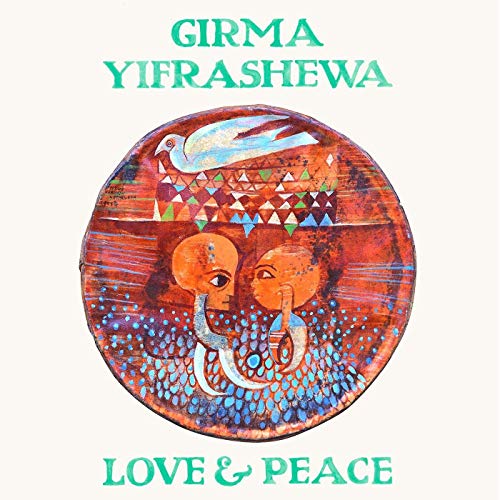CD cover: painted faces, dove, and geometric patterns in warm tones.