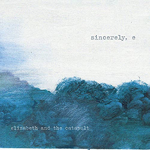 CD cover: blue watercolor waves with band name and title text.