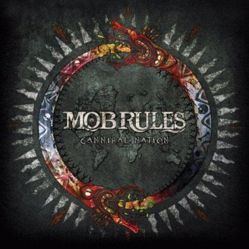 CD cover for Mob Rules’ “Cannibal Nation” featuring a dragon design.