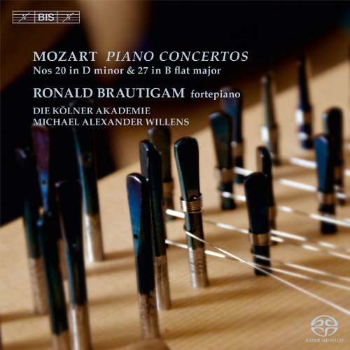 A CD cover featuring piano hammers and strings with white text overlay.