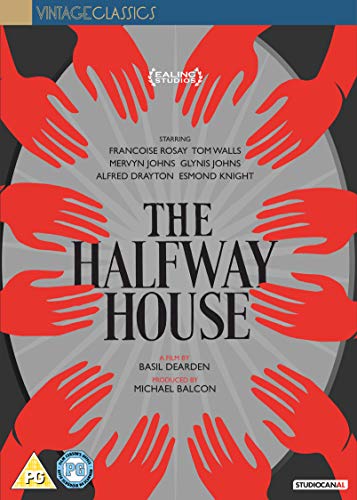 DVD cover for "The Halfway House" featuring red hands around a gray circle.