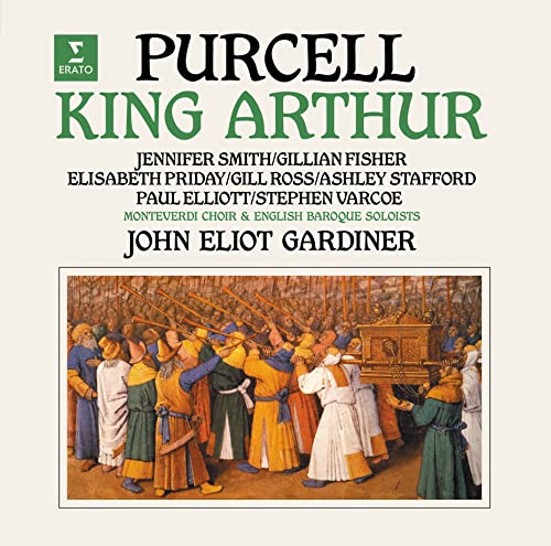 Album cover for Purcellās āKing Arthurā featuring a Renaissance painting.
