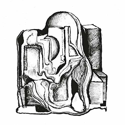 Black and white abstract portrait, likely album artwork for "Nate Young.