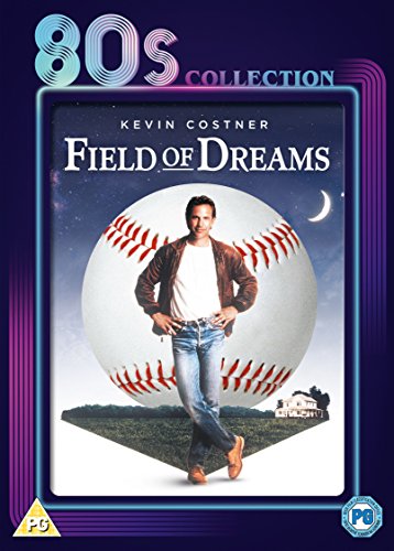 "Field of Dreams" DVD cover featuring Kevin Costner standing on a baseball field.