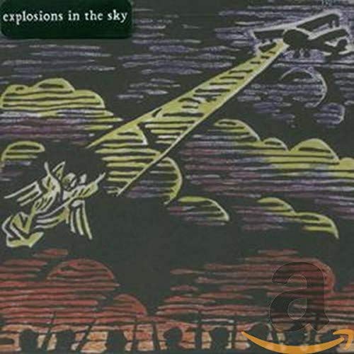 CD cover art: illustrated airplane over a crowd, dark color scheme.