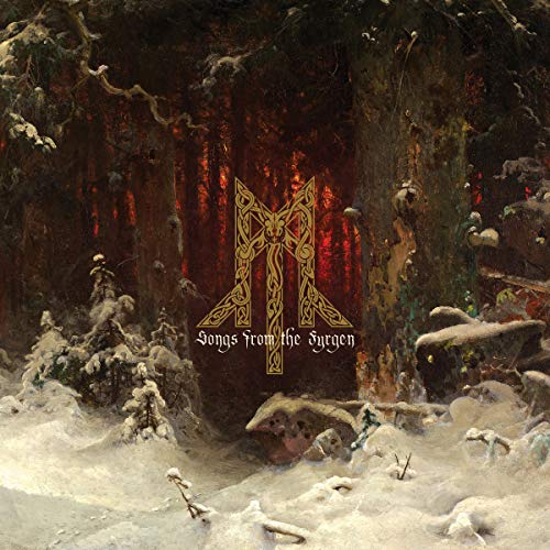 Dark forest scene with a golden, ornate rune symbol in the center.