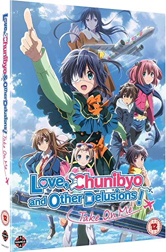 Anime DVD cover featuring colorful characters against a blue sky with fluffy clouds.
