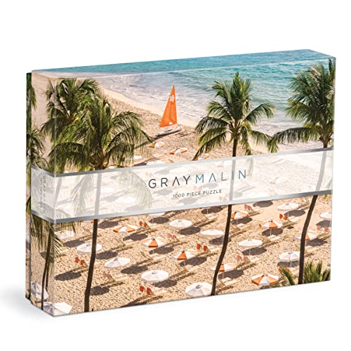 Galison 9780735376267 Gray Malin The Beach Club Jigsaw Puzzle, Multicoloured