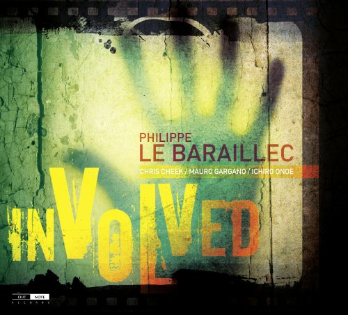 "Album cover art with 'Involved' in large text on a grungy, green background."