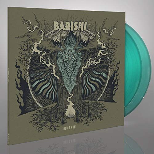 Barishi Old Smoke vinyl record album cover with mint green vinyl disc.