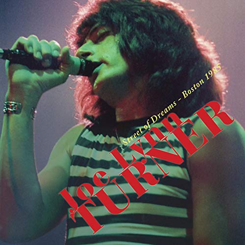 Vinyl album cover featuring Joe Lynn Turner singing into a microphone, wearing a striped shirt.