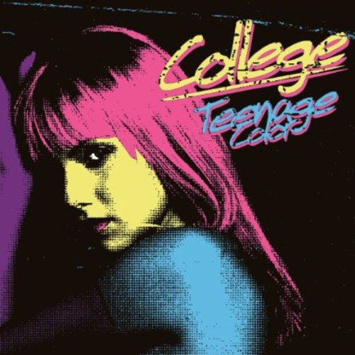 CD cover for “College - Teenage Color” with a stylized portrait.