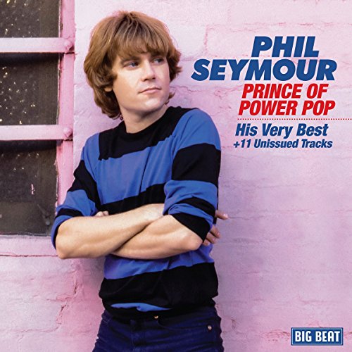 CD cover featuring Phil Seymour, a portrait with blue and black clothing.