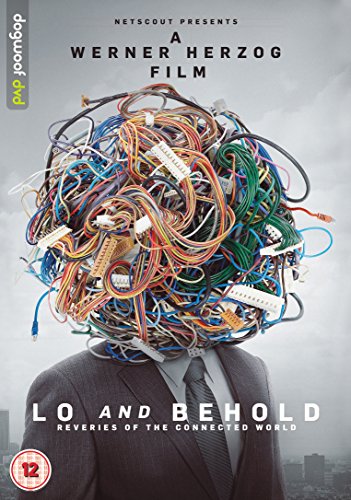 DVD cover featuring a suited man with a head of tangled cables and wires.