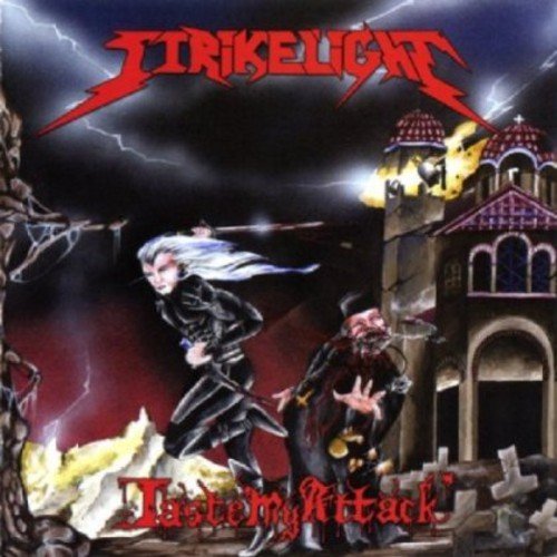 Album cover art with two figures in black, one with long white hair, amidst a stormy scene.