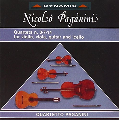 CD cover featuring string instruments arranged in a blue triangle.