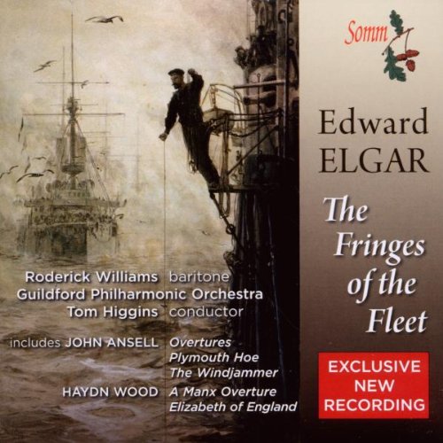 "CD cover art featuring a man on a ship with seagulls and a red banner."