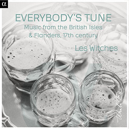 "CD cover with three mugs of frothy beverage, 'Les Witches' and 'Everybody's Tune' text."