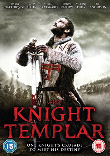 DVD cover for "Arn: Knight Templar" featuring a knight in armor.