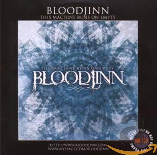 CD cover for “This Machine Runs On Empty” by Blood Djinn, blue and white.