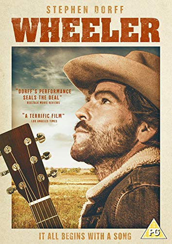 DVD cover for "Wheeler" featuring a man with a guitar.
