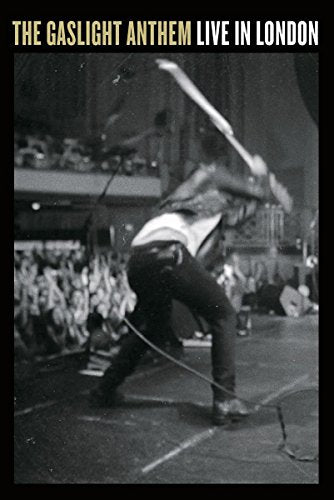 The Gaslight Anthem live concert DVD cover, musician with guitar onstage.