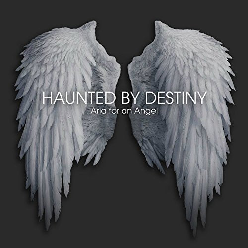 CD cover with a dark background and a pair of white angel wings.