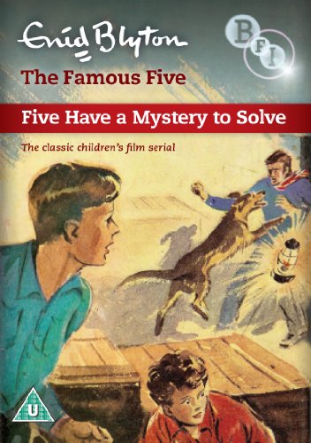 DVD cover for "The Famous Five: Five Have a Mystery to Solve" with illustrated children.