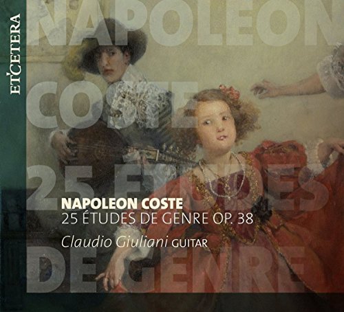CD cover featuring portrait of children with guitar, text “Napoleon Coste.”
