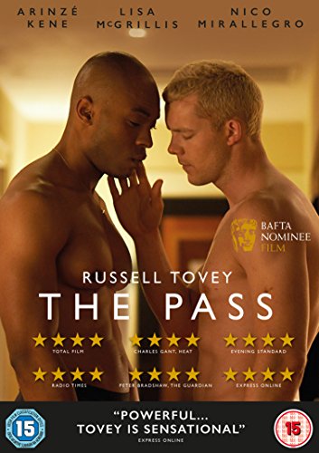 DVD cover for "The Pass" featuring two shirtless men facing each other intimately.