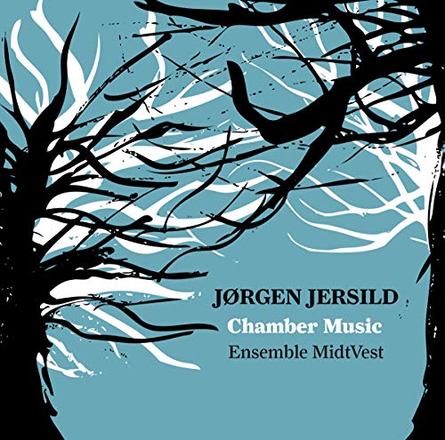 CD cover with abstract black tree branches on a teal background.