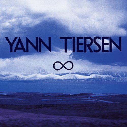 Album cover with "YANN TIERSEN" and infinity symbol on a snowy landscape background.