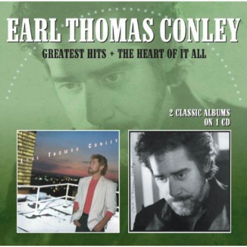 "Earl Thomas Conley's CD cover featuring the artist's portrait and album artwork."