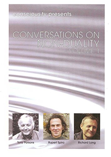 DVD cover with three men's portraits and "Conversations on Non-Duality, Vol. 1" text.