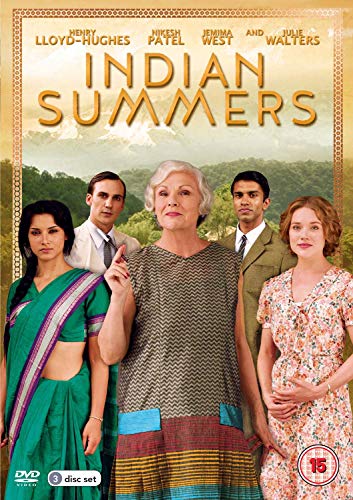 “Indian Summers” DVD cover featuring a group of people in colonial India.