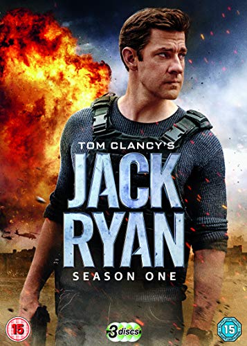 Jack Ryan Season 1 DVD cover with John Krasinski and an explosion.