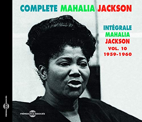 CD cover featuring a black and white portrait of Mahalia Jackson.