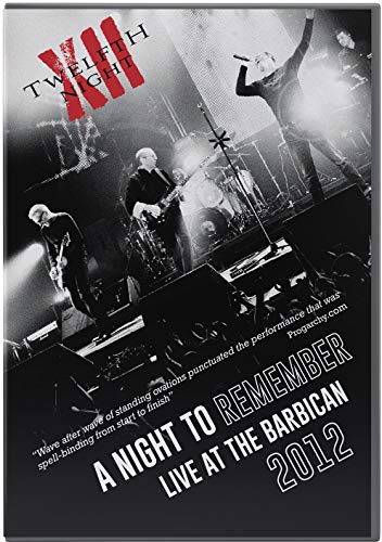 DVD cover for “Twelfth Night - Night To Remember” concert film, 2012.