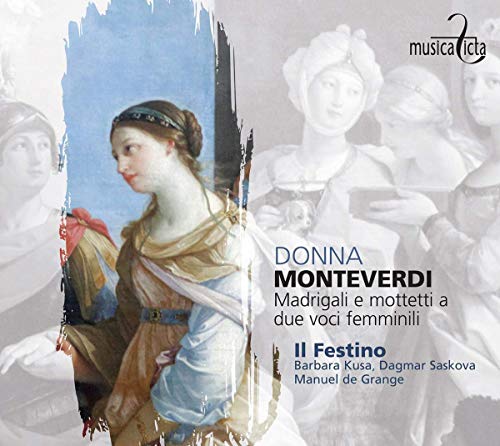 "CD cover featuring a Renaissance-style portrait of a woman in classical attire."