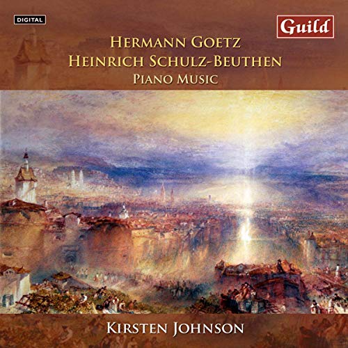 CD cover for Hermann Goetz and Heinrich Schulz-Beuthen piano music.