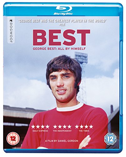 Blu-ray case for “Best,” featuring portrait of footballer George Best.
