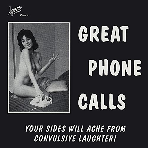CD cover for Neil Hamburger’s “Great Phone Calls” with a vintage photo.